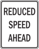 Reduced Speed Ahead Clip Art